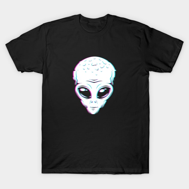 Alien Head T-Shirt by Utopia Shop